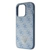 Guess GUHCP15LP4TDSCPB iPhone 15 Pro 6.1 niebieski/blue hardcase Crossbody 4G Metal Logo